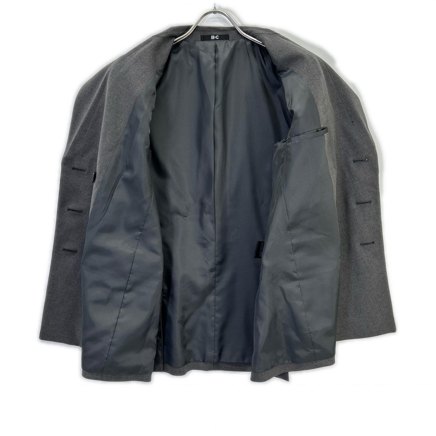 GRAY 25th UNIQLO C Double Jacket Flared Pants Set Suit Set-up S/Untagged Women's