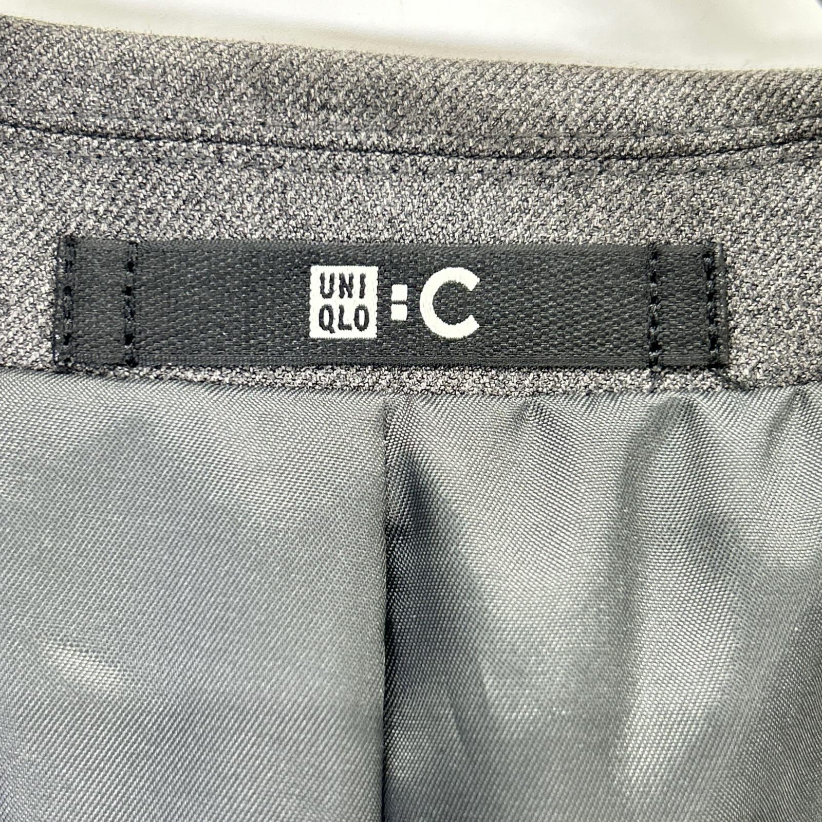 GRAY 25th UNIQLO C Double Jacket Flared Pants Set Suit Set-up S/Untagged Women's