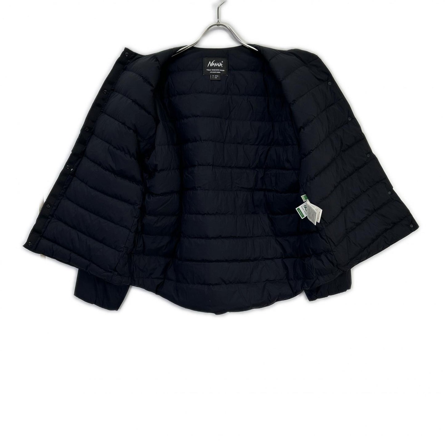 ×NANGA ﾌﾞﾗｯｸ DW47-24FB-099 INNER DOWN JACKET ジャケット M レディース