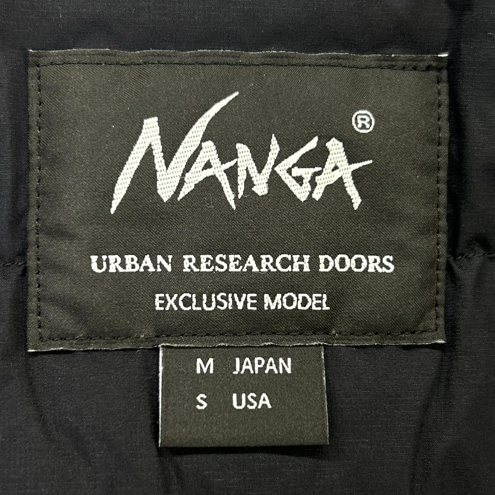 ×NANGA ﾌﾞﾗｯｸ DW47-24FB-099 INNER DOWN JACKET ジャケット M レディース