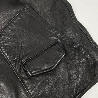 x RK Black Lamb Leather Double Rider's Jacket Jacket 2 Men's