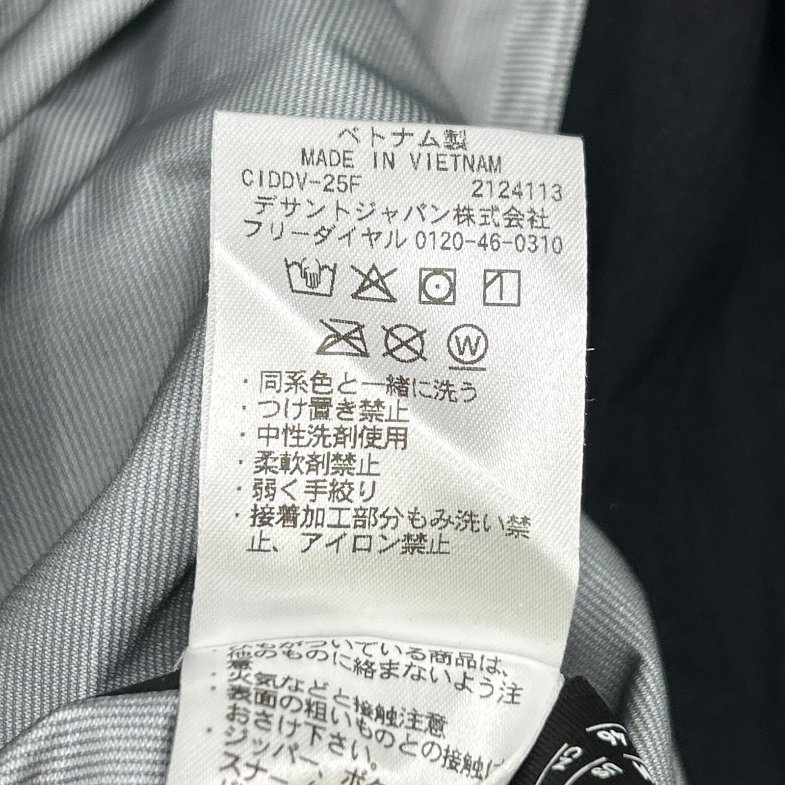 DESCENTE 迪桑特 ALLTERAIN 25FW DU5FWBA2M 黑色硬壳夹克 Creas 夹克
