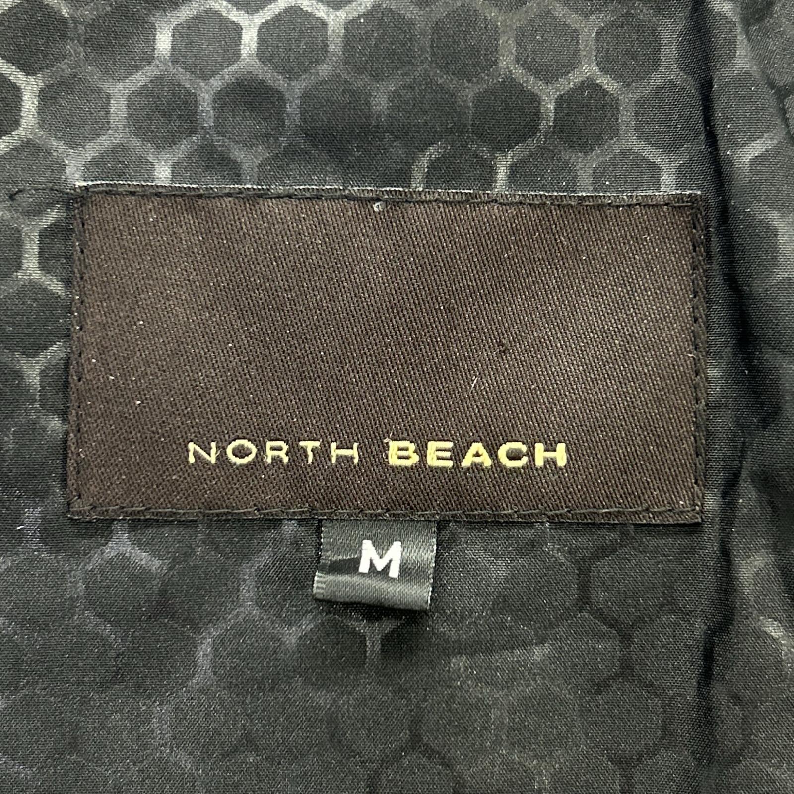 NORTH BEACH ノースビーチ ブラック ラムレザー グースダウン