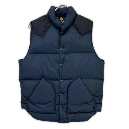 450-491-51 Navy Nylon Down Vest Vest 40 Men's