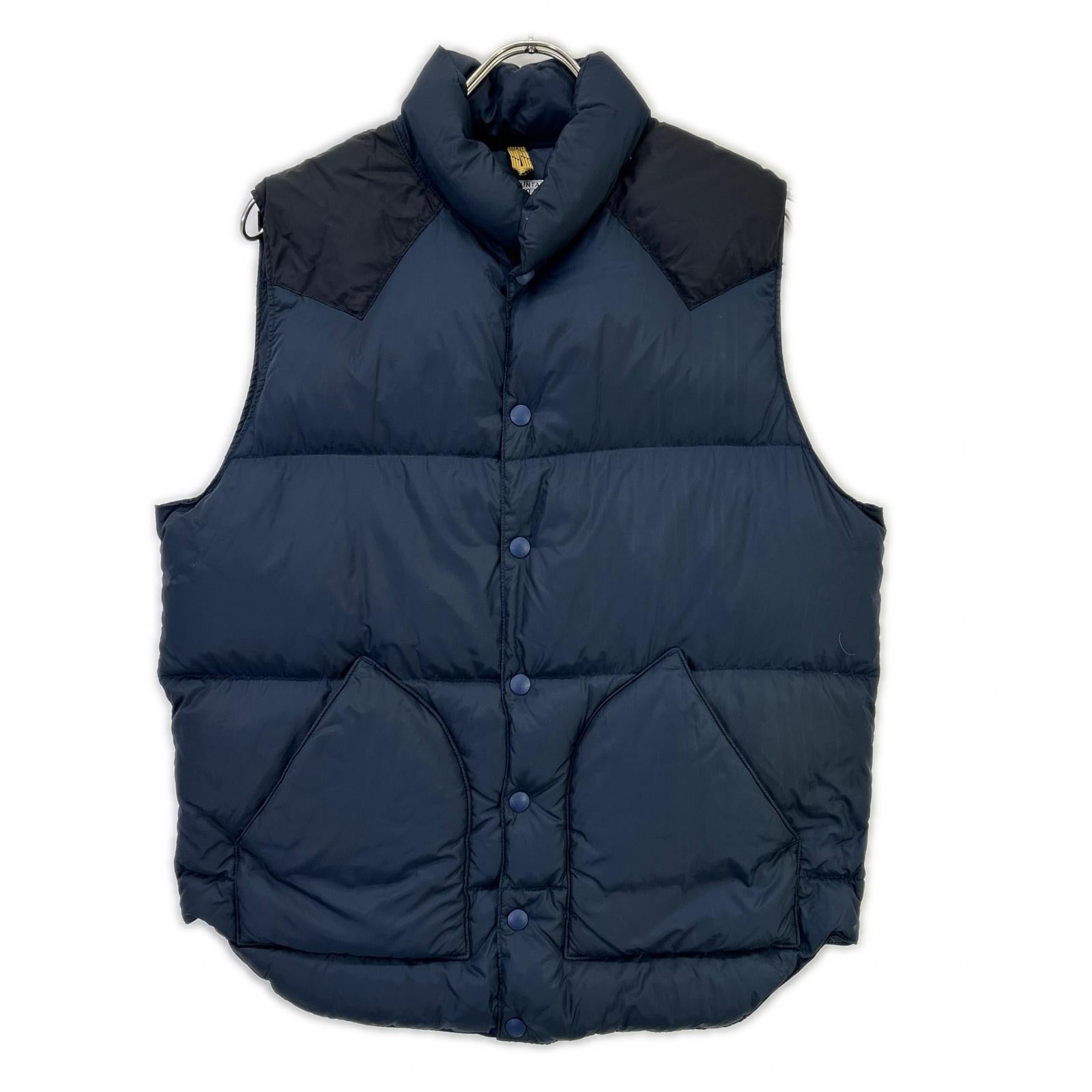 Rocky Mountain Featherbed ロッキーマウンテンフェザーベッド 450-491-51 ネイビー ナイロン ダウンベスト ベスト