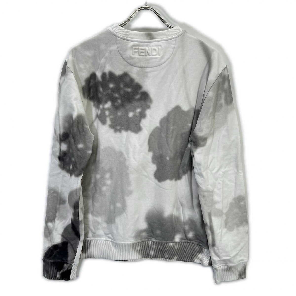 FENDI FY0178 AFRA 20 Logo Botanical Shadow Transfer Print Sweatshirt Top