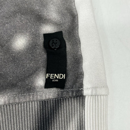 FENDI 芬迪 FY0178 AFRA 20年款 Logo花草阴影印花卫衣 上衣