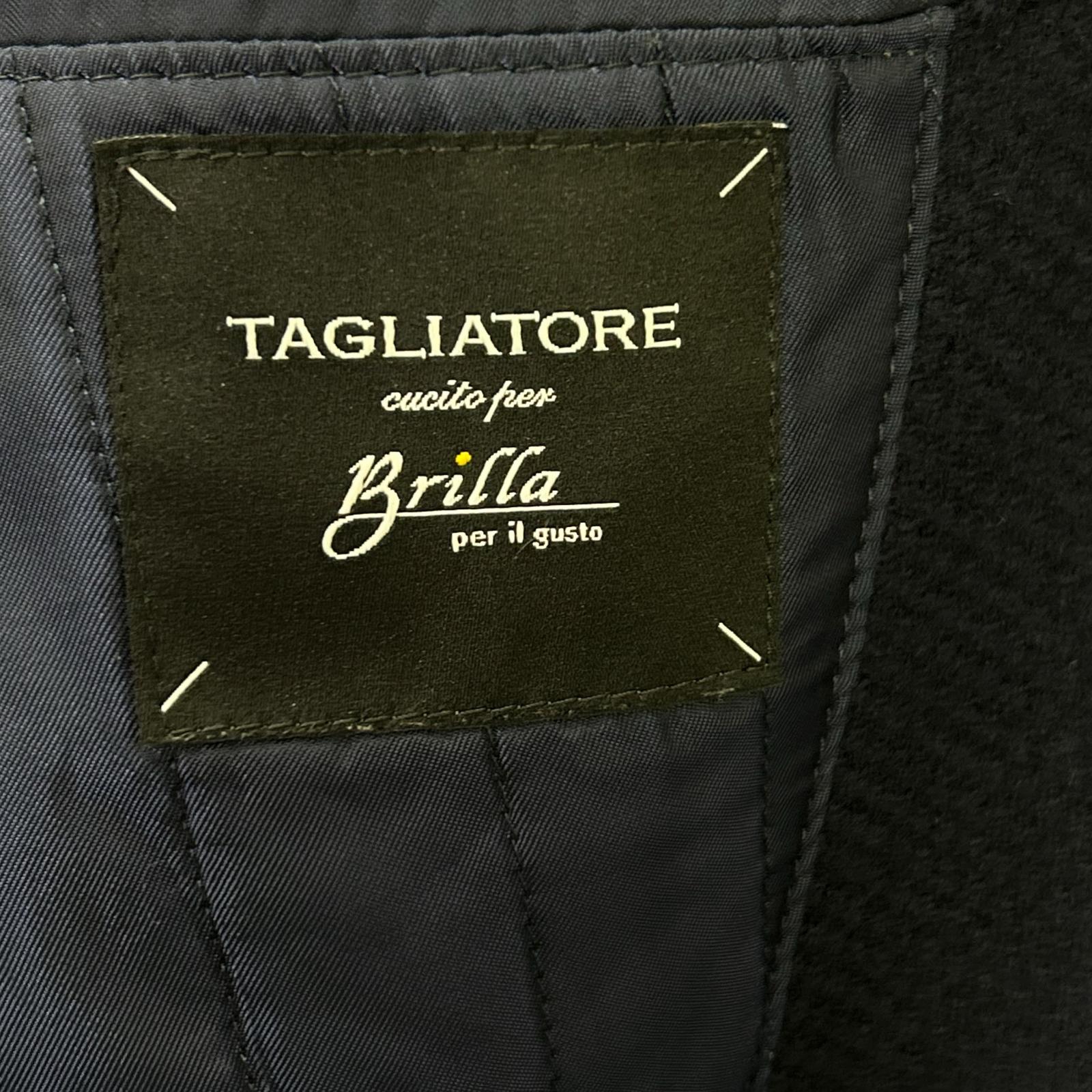TAGLIATORE 塔利亚托雷 CSBL13X 海军蓝 单排扣 3粒扣 切斯特菲尔德 大衣