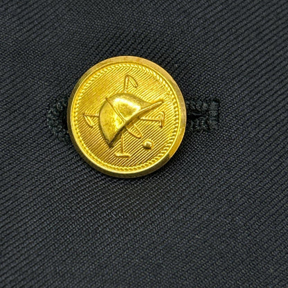 POLO RALPH LAUREN Polo Ralph Lauren 715512776001 navy wool twill side vents gold-button blazer jacket jacket