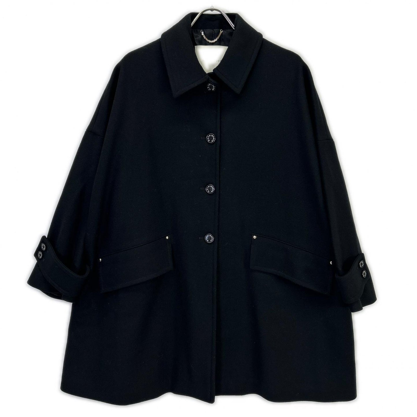 MACKINTOSH マッキントッシュ 23AW L232MO1130FL2K ブラック HUMBIE ステンカラーコート コート