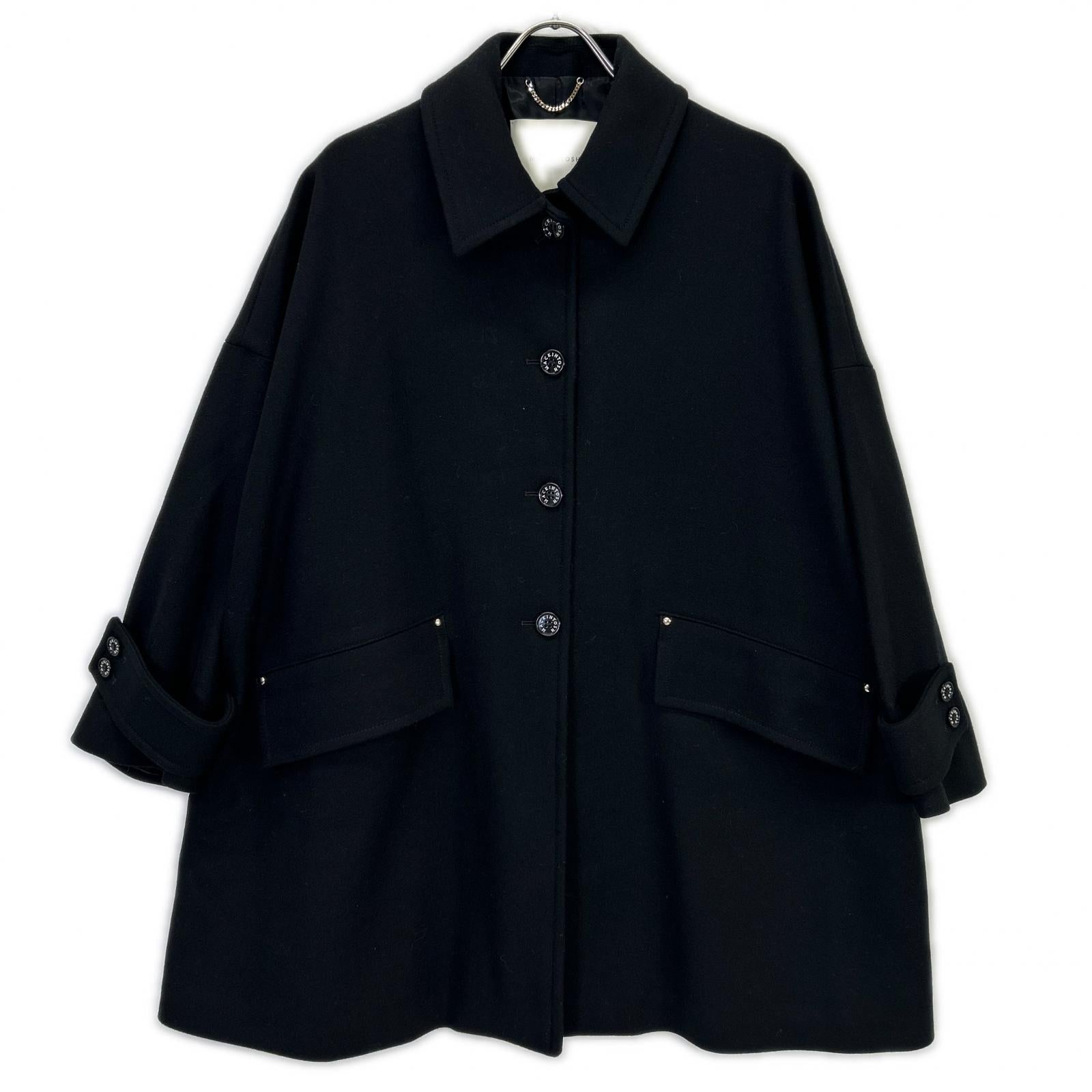 MACKINTOSH マッキントッシュ 23AW L232MO1130FL2K ブラック HUMBIE ステンカラーコート コート