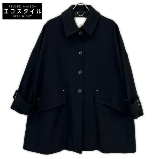 MACKINTOSH マッキントッシュ 23AW L232MO1130FL2K ブラック HUMBIE ステンカラーコート コート
