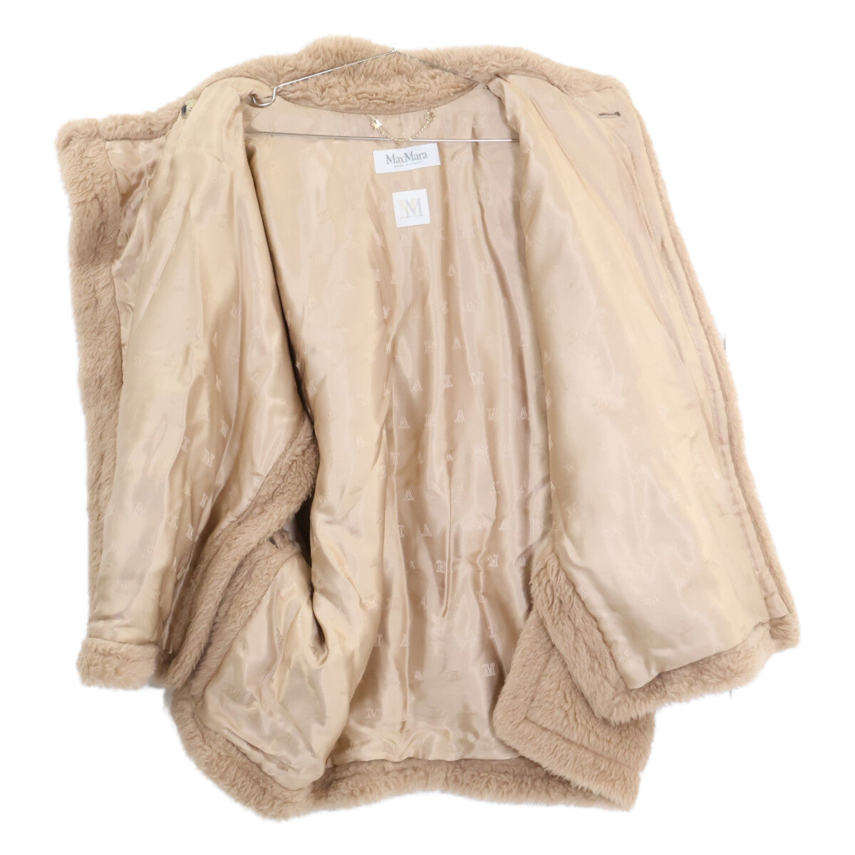 Max Mara 23473620336 Teddy Bear Cape Poncho UNICA Women's