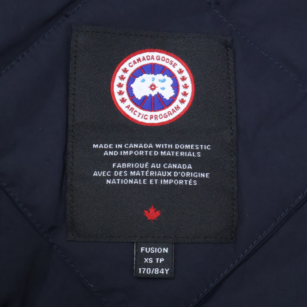 CANADA GOOSE 2461MA Navy Rhodes Hoody Fusion Fit Down Jacket XP Men's