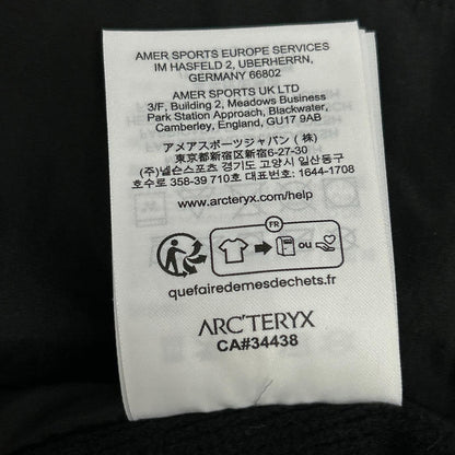 ARC'TERYX アークテリクス X000009556 25年 ブラック Atom Hoody M 中綿フーディー トップス