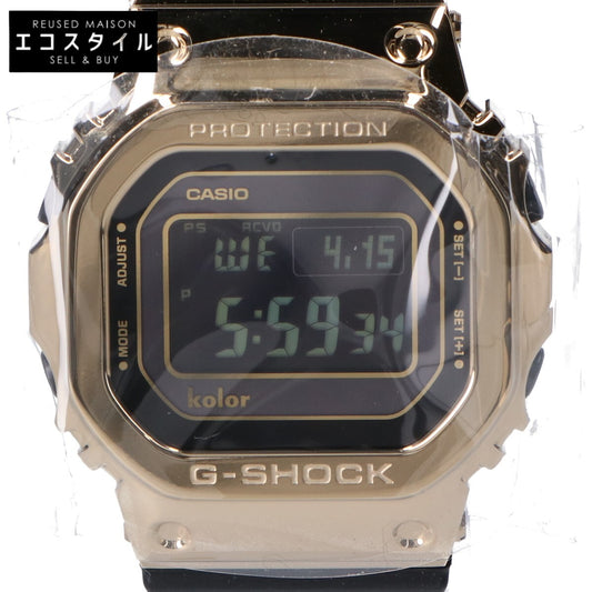 G-SHOCK ジーショック x Kolor 新品未使用 GMW-B5000KL-9JR 35周年記念 世界700本限定 ゴールドベゼル ラバーバンド タフソーラー電波 腕時計