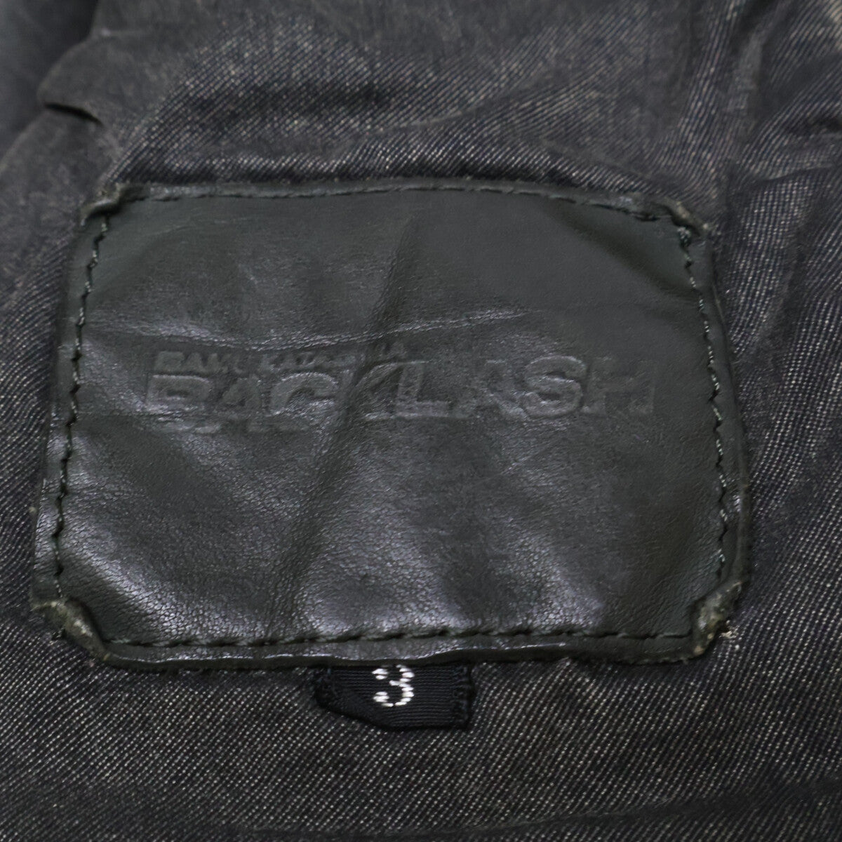 ISAMU KATAYAMA BACKLASH 1447-02 Belgian Shoulder Tannin Product-Dyed Double Rider's Jacket