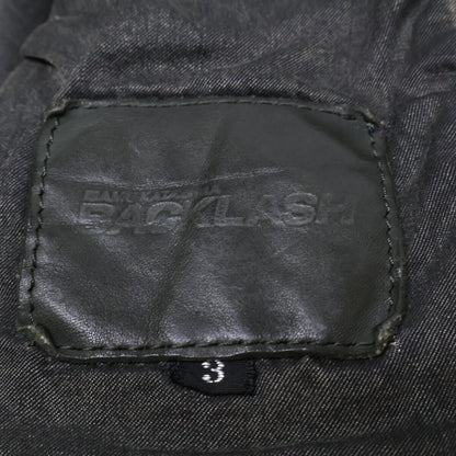 ISAMU KATAYAMA BACKLASH 1447-02 Belgian Shoulder Tannin Product-Dyed Double Rider's Jacket