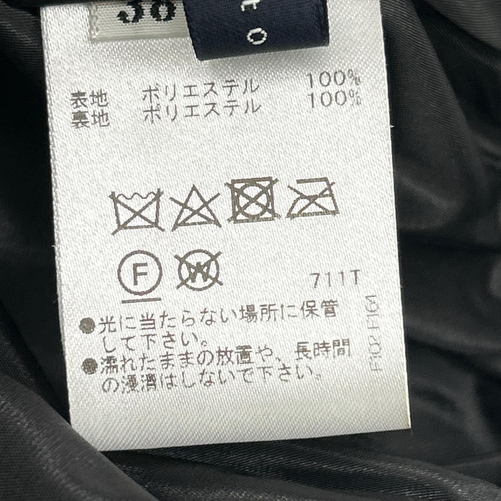 vivapresto ビバプレイスト ブラック サイドポケットプリーツスカート スカート