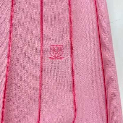 DRAWER Drawer Pink 6524-299-1404 18G Pleated Knit Skirt Skirt