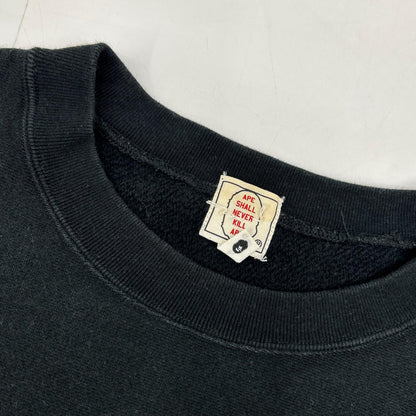 A BATHING APE Black Swarovski Logo Sweatshirt Top
