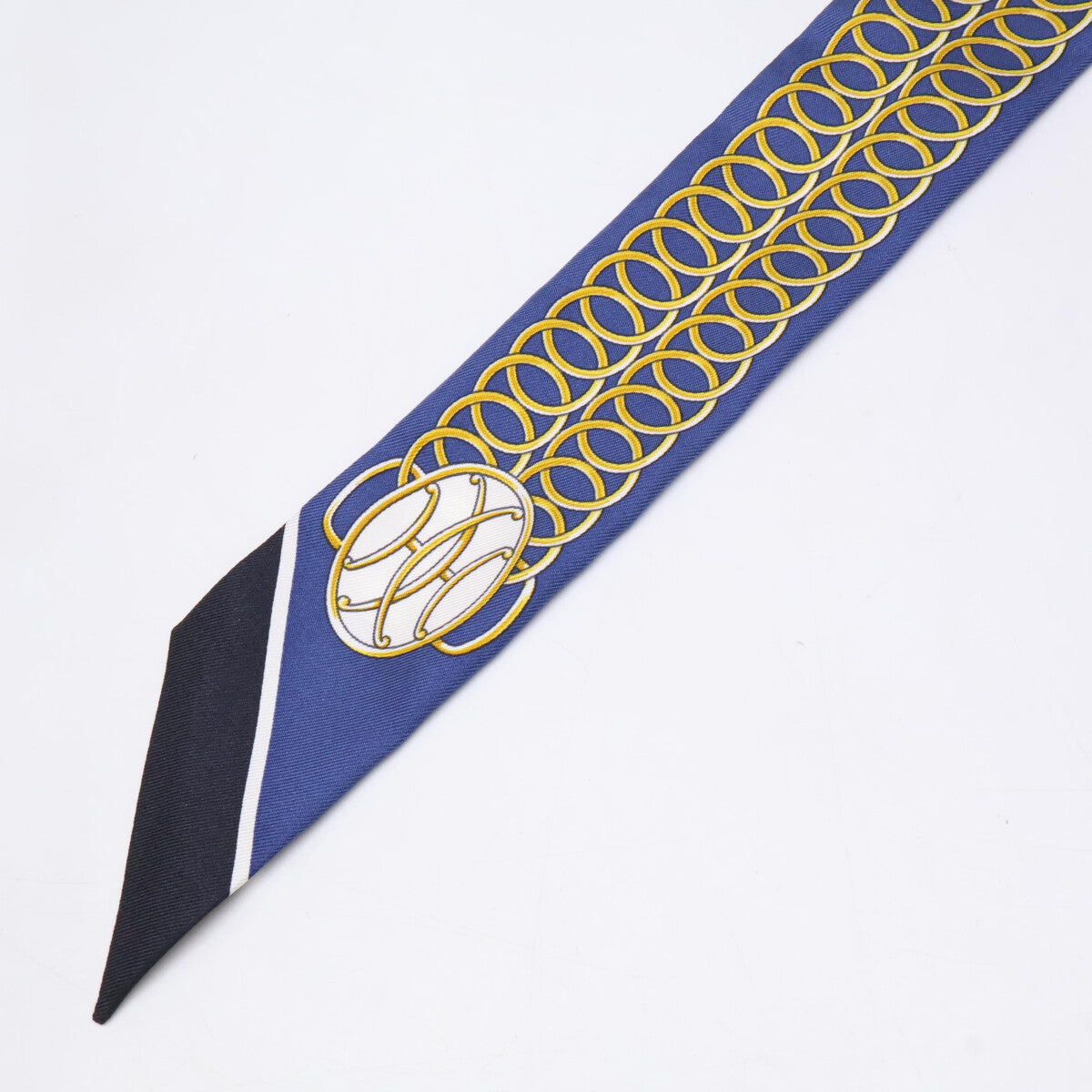 HERMES エルメス 【美品】Lift Profile リフトプロフィール シルク ツイリー スカーフ