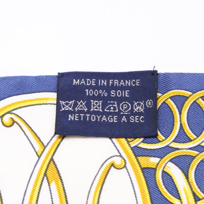 HERMES エルメス 【美品】Lift Profile リフトプロフィール シルク ツイリー スカーフ