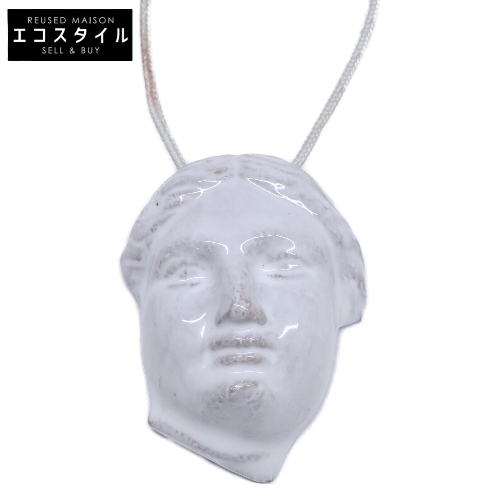 [Excellent Condition] PENBGN1 Baigneuse Face Top Cord Necklace for Women
