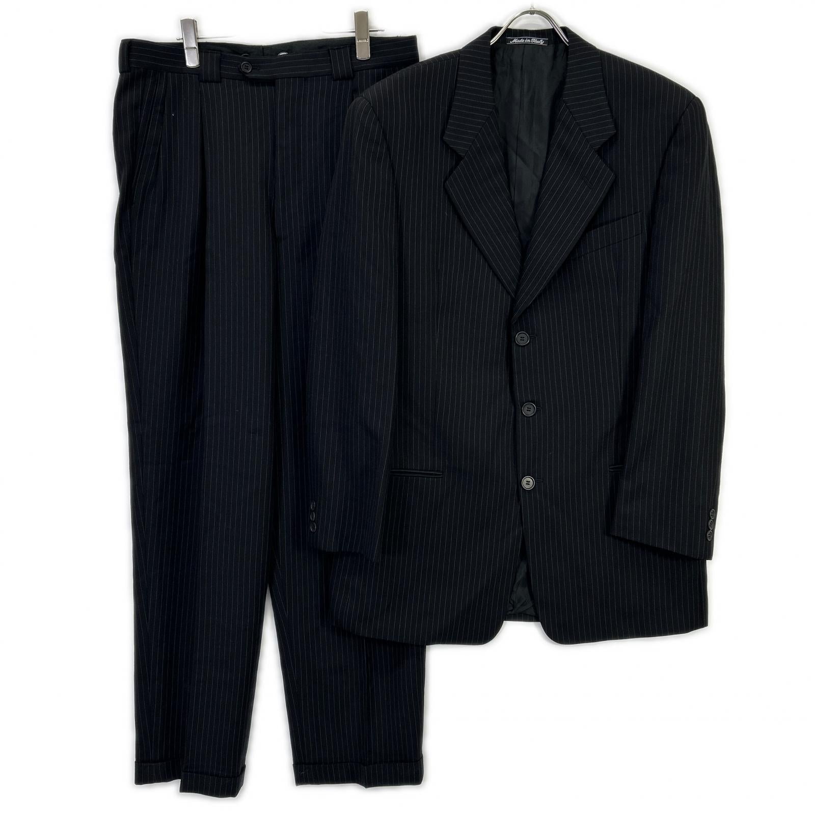 ARMANI COLLEZIONI 阿玛尼西服套装 黑色 4427/2 细条纹 西服套装