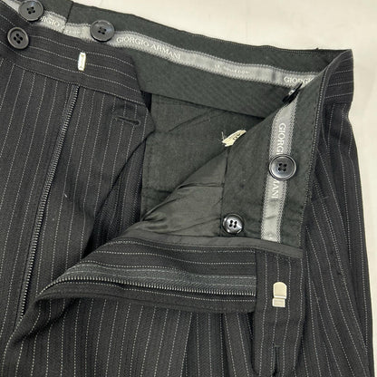 ARMANI COLLEZIONI 阿玛尼西服套装 黑色 4427/2 细条纹 西服套装