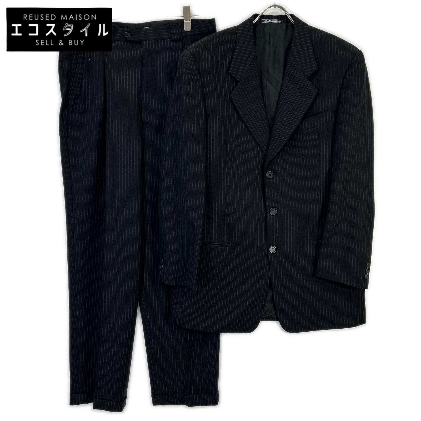 ARMANI COLLEZIONI 阿玛尼西服套装 黑色 4427/2 细条纹 西服套装