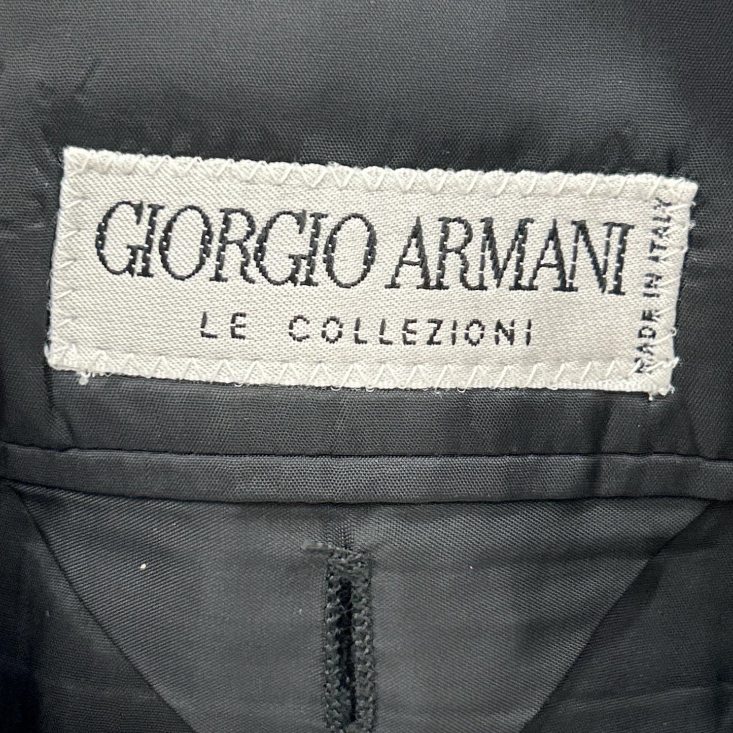 ARMANI COLLEZIONI 阿玛尼西服套装 黑色 4427/2 细条纹 西服套装