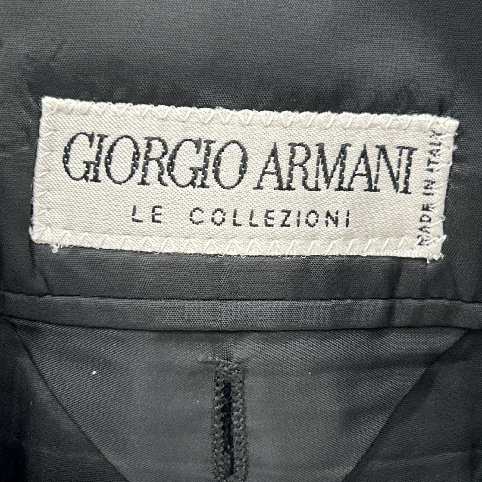 ARMANI COLLEZIONI 阿玛尼西服套装 黑色 4427/2 细条纹 西服套装