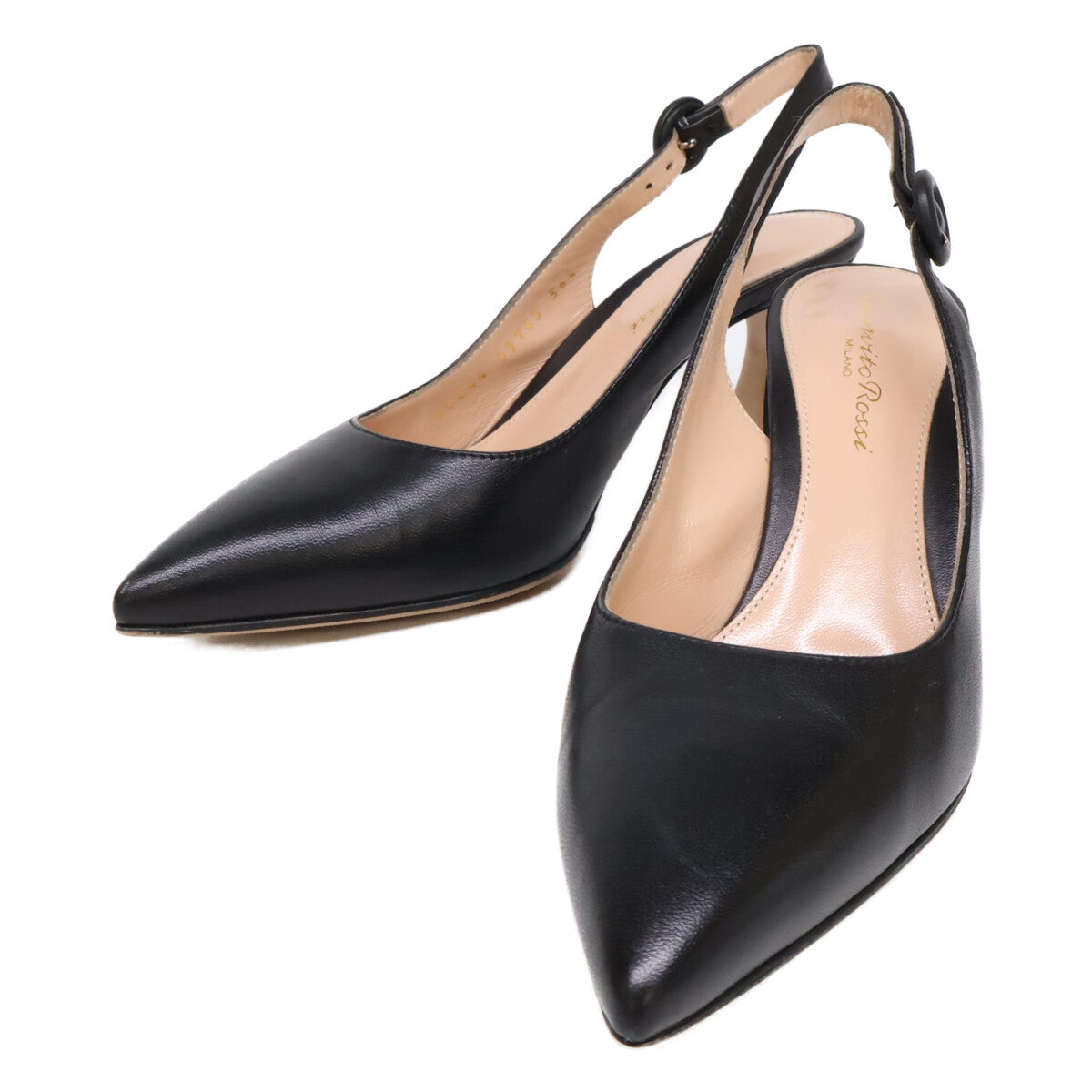 GIANVITOROSSI ジャンヴィトロッシ 【美品】G95244 KITYA SLINGBACK 70 ヒール パンプス シューズ