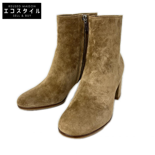 GIANVITOROSSI ジャンヴィトロッシ 【美品】G70510 MARGAUX MID BOOTIE スエード アンクルブーツ シューズ