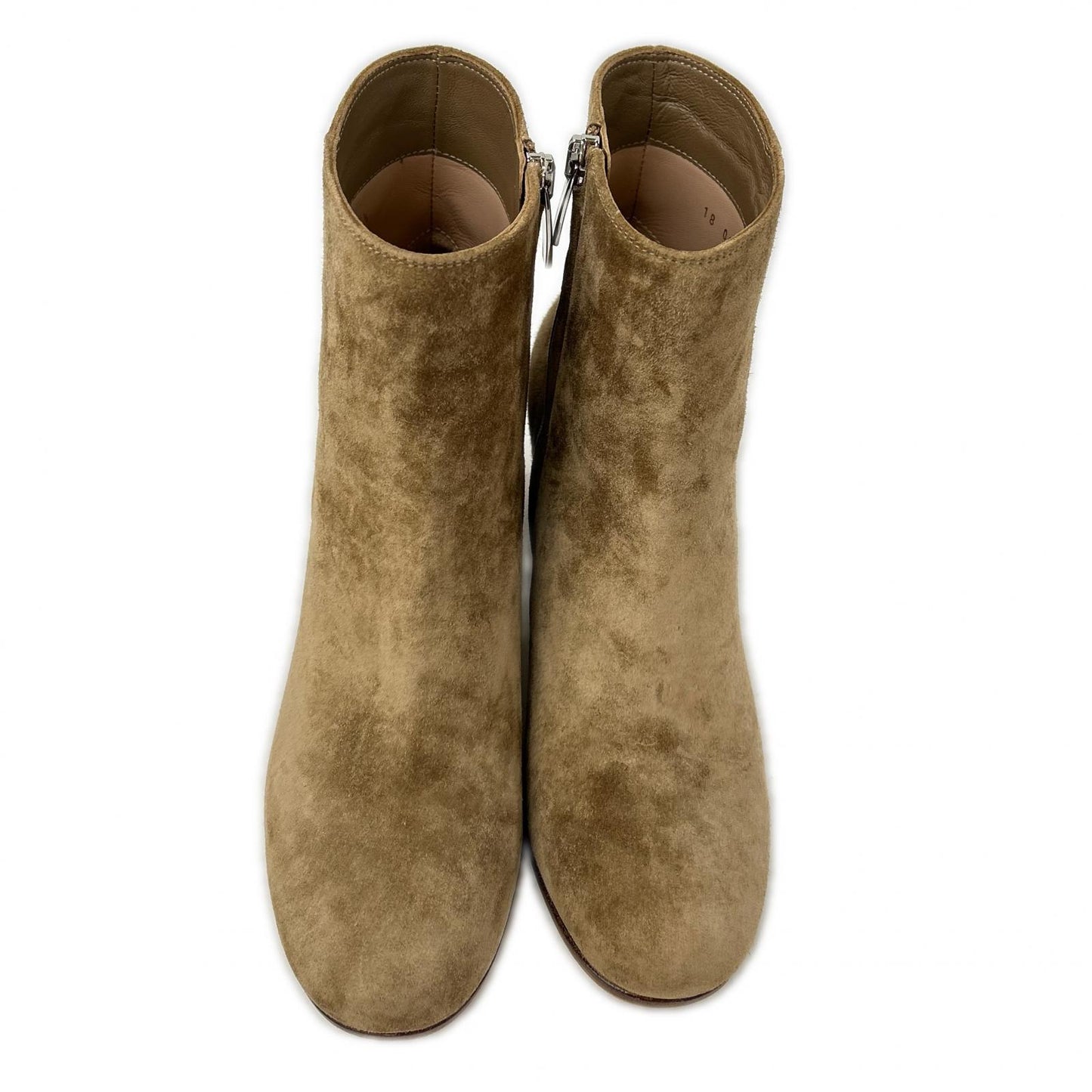 【美品】G70510 MARGAUX MID BOOTIE スエード アンクルブーツ シューズ 36 1/2 レディース