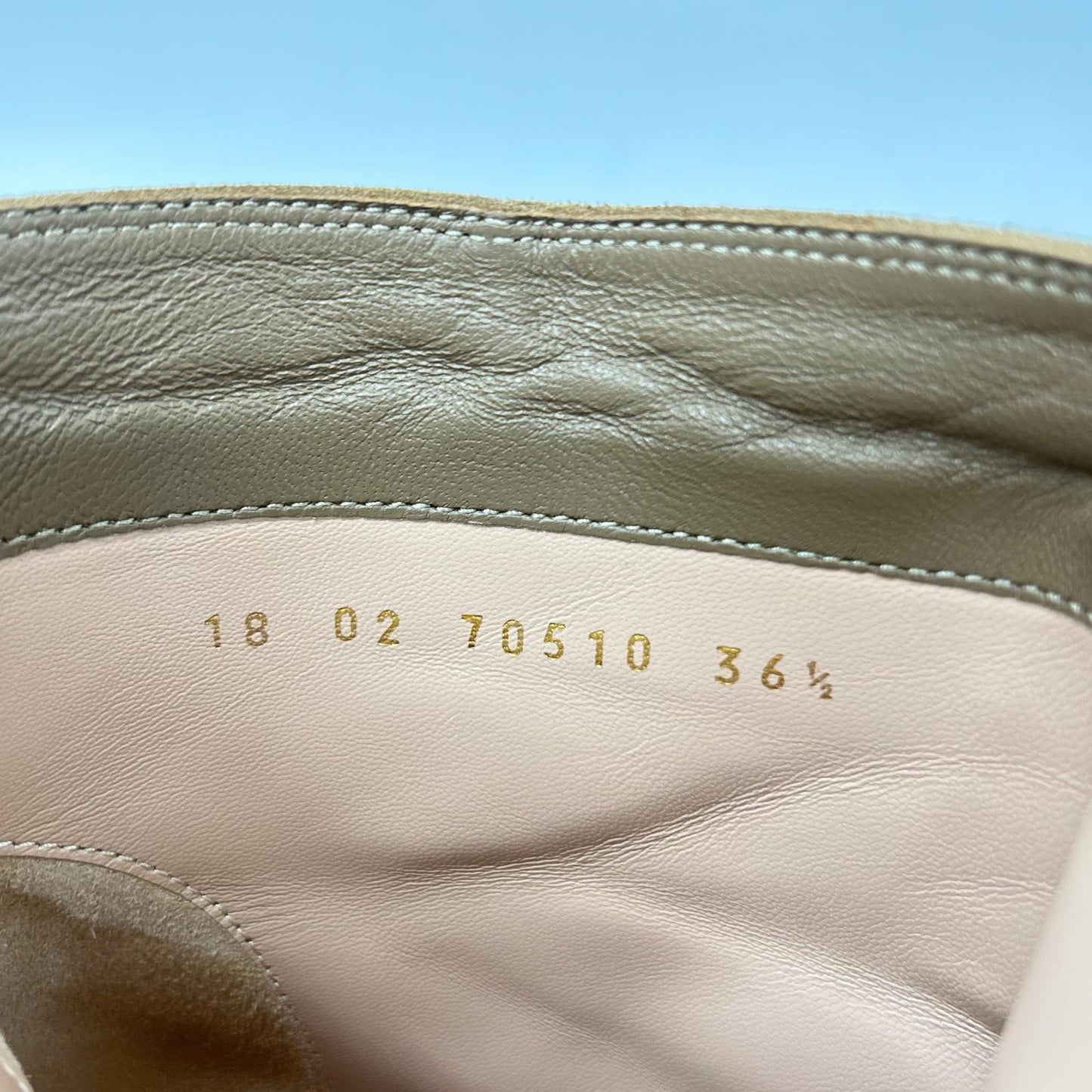 【美品】G70510 MARGAUX MID BOOTIE スエード アンクルブーツ シューズ 36 1/2 レディース