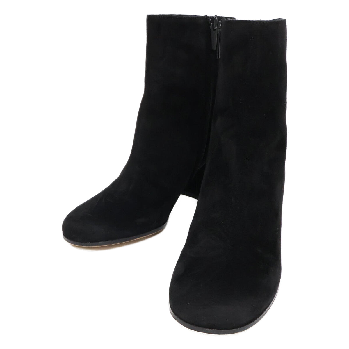 GIANVITOROSSI ジャンヴィトロッシ 【新品同様】G70510 MARGAUX MID BOOTIE スエード ヒールブーツ シューズ