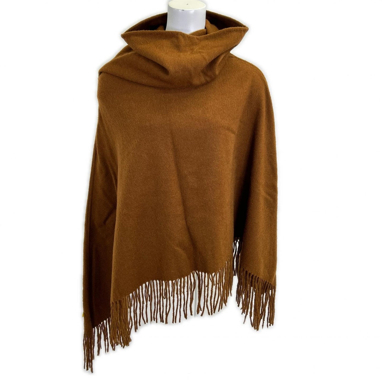 06年 羊绒100 流苏斗篷 披肩 女款