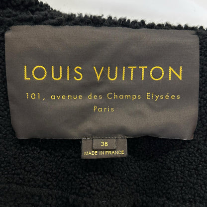 LOUIS VUITTON ルイヴィトン ラムレザー 裏ボア コート