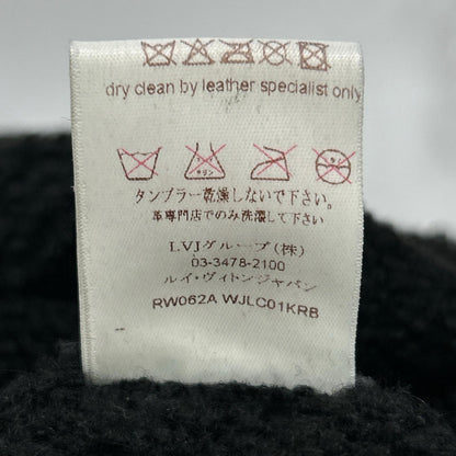 LOUIS VUITTON ルイヴィトン ラムレザー 裏ボア コート