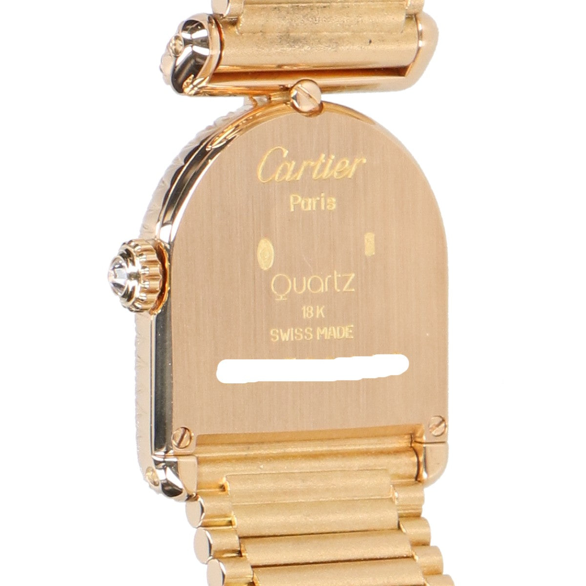 Cartier カルティエ 仕上げ済み 750 カランドレSM ダイヤ 金無垢 腕時計 腕時計