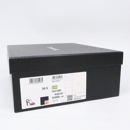 CHANEL シャネル G37380 ココマーク T ストラップ スエード ミュール シューズ