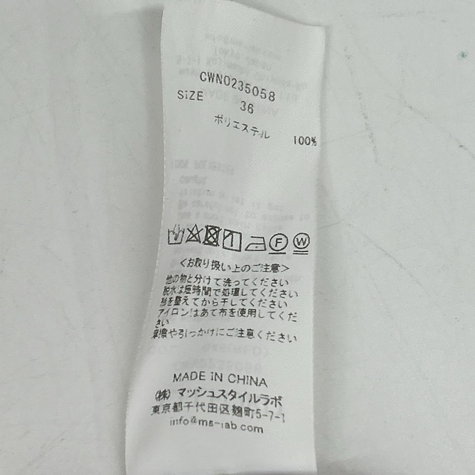 CELFORD セルフォード CWNO235058 レッド ロングスリーブディフォーメーションワンピース ワンピース