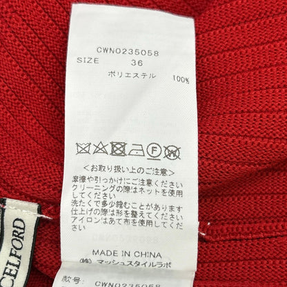CELFORD セルフォード CWNO235058 レッド ロングスリーブディフォーメーションワンピース ワンピース