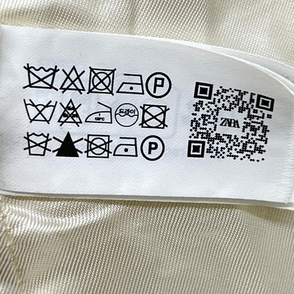 象牙色 ZW系列 羊毛混纺 MANTECO 双排扣大衣 外套 XS 女式