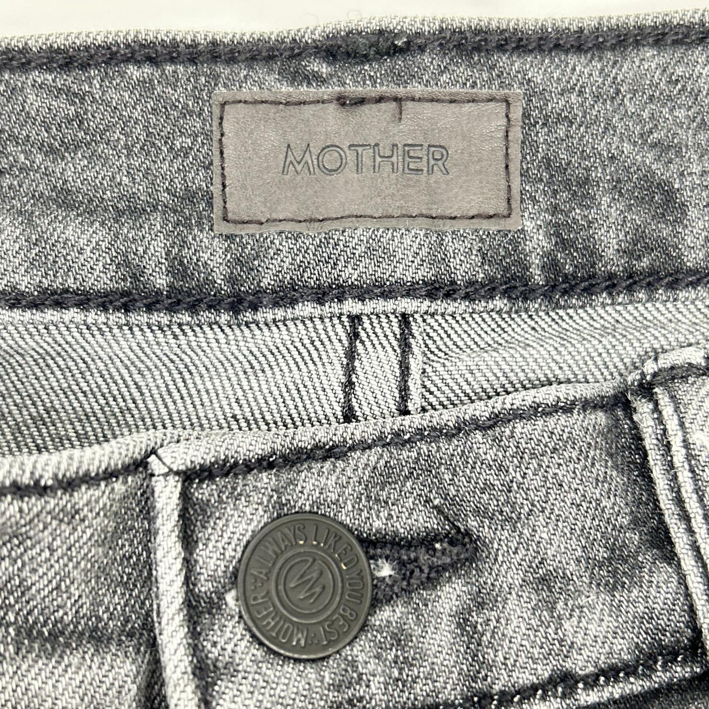 mother Mother 1535-1645 黑色 THE WEEKENDER 做旧喇叭牛仔裤 下装