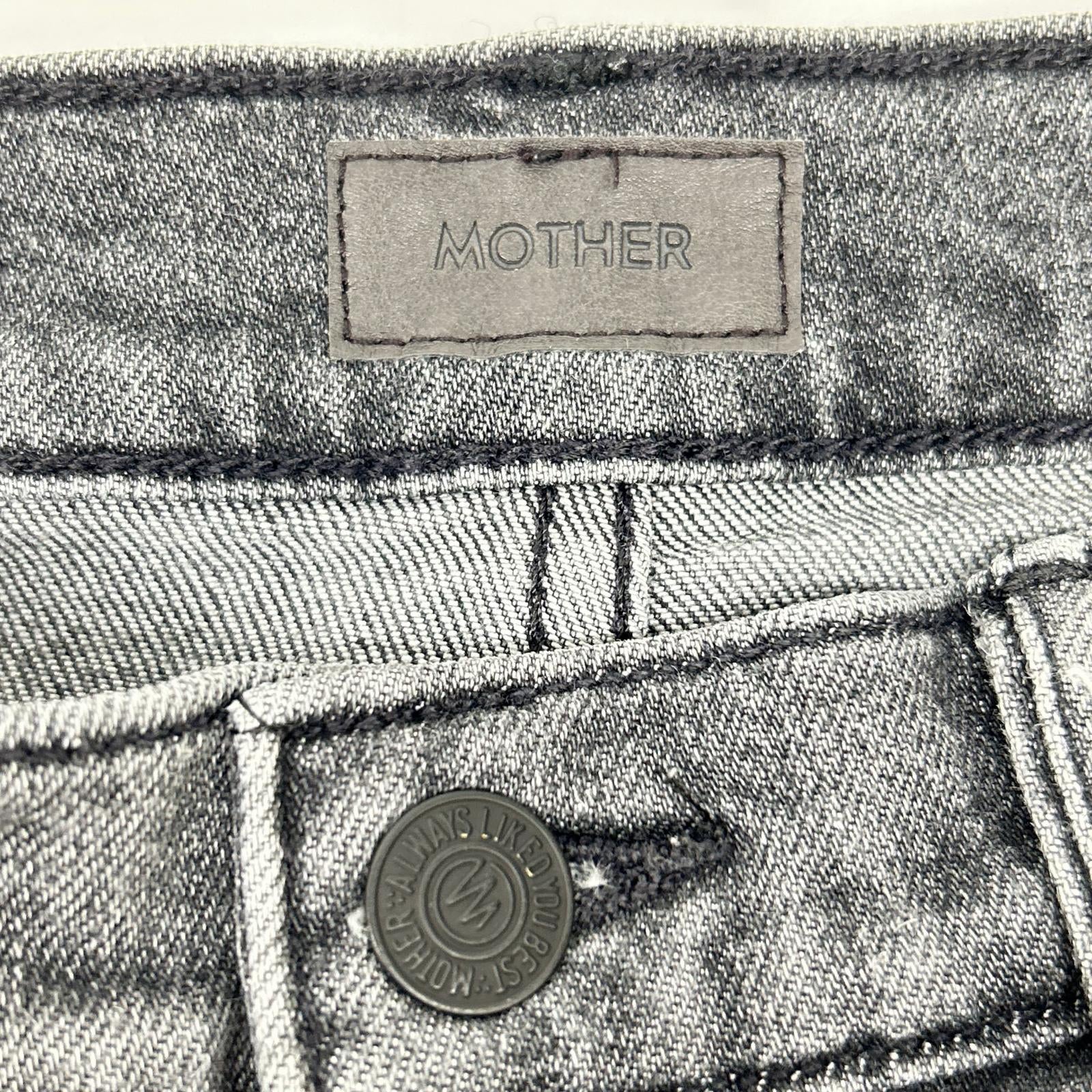 mother Mother 1535-1645 黑色 THE WEEKENDER 做旧喇叭牛仔裤 下装