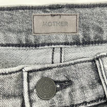 mother Mother 1535-1645 黑色 THE WEEKENDER 做旧喇叭牛仔裤 下装