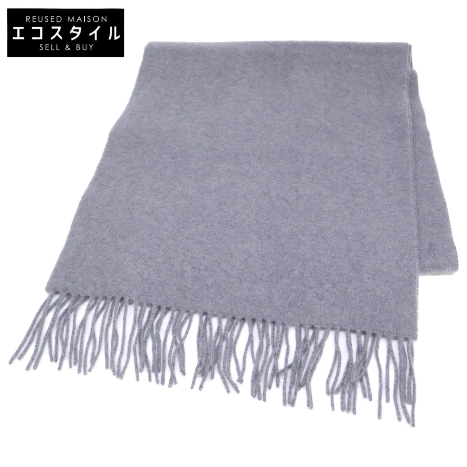 Theory Theory 【美品】02-5460605-038-990 CASHMERE SCARF WVN 羊绒 流苏 围巾